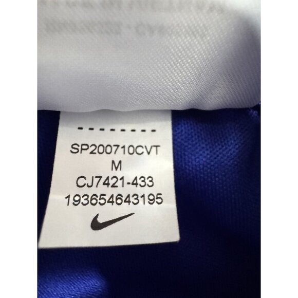Nike Swoosh Just Do It Track Pants Jogger Trousers Youth Girls Medium Blue - Picture 8 of 10